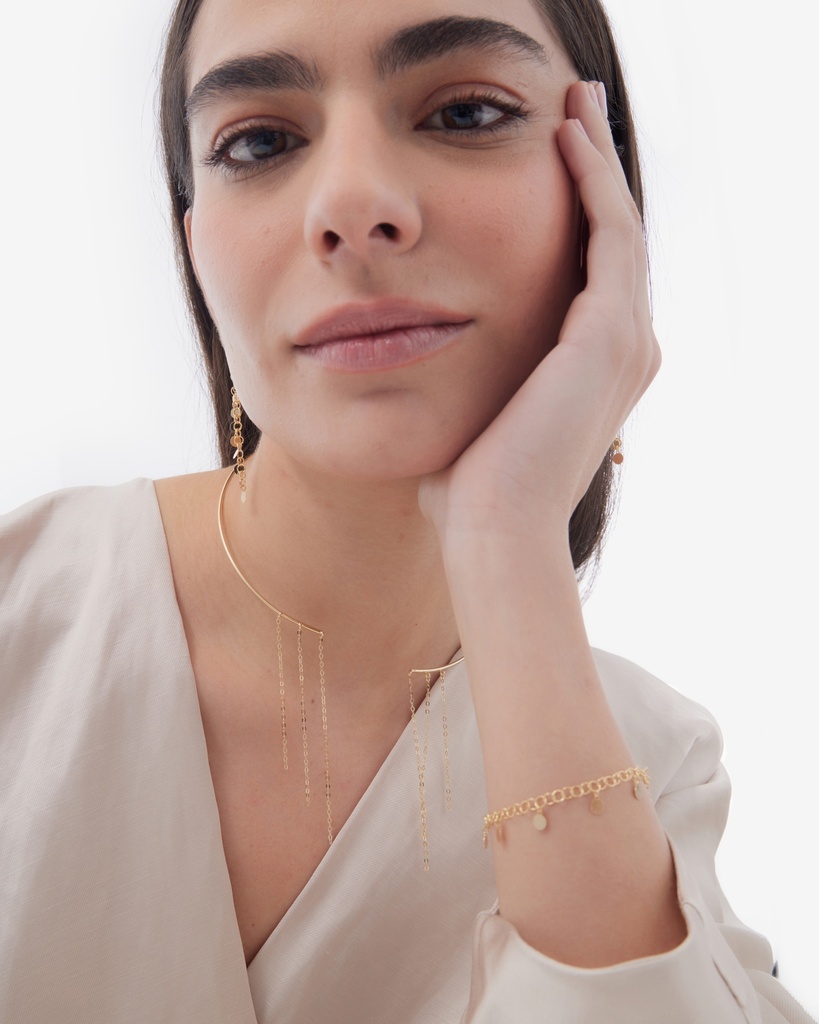 Pulsera Muse mini círculo en Plata