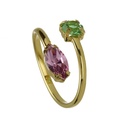 Anillo abierto marquesa Peridot oro de Passion
