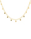 Collar corto Muse mini círculo en Plata