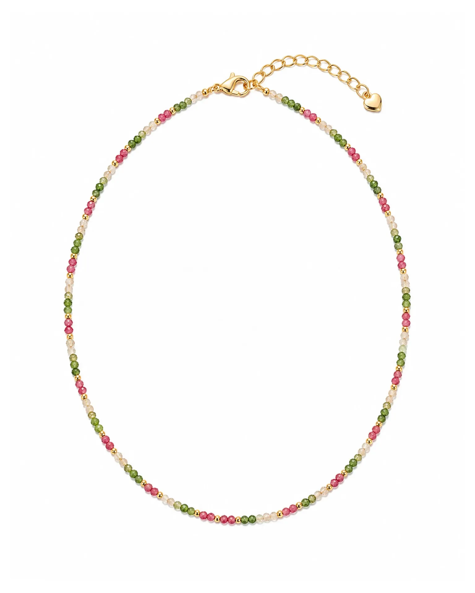 Collar corto Brisa de colores de Latón