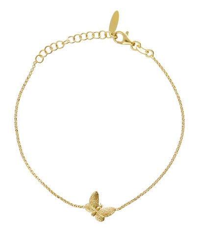 [A5685-DP] Pulsera Fleur mariposa en Plata baño Oro